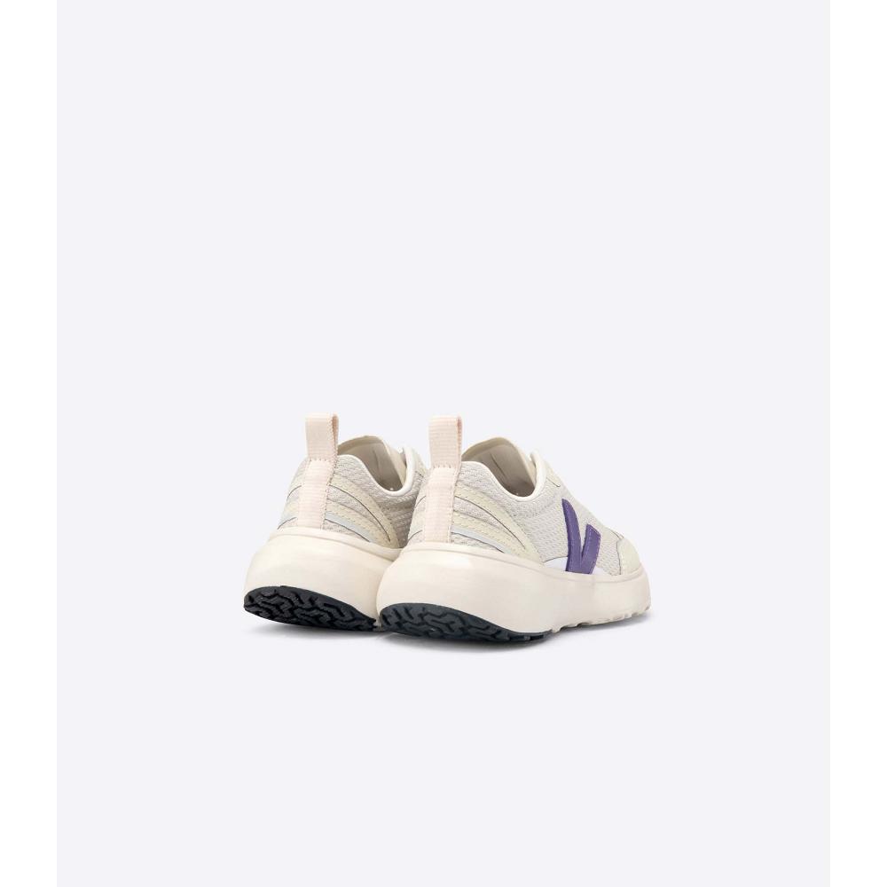 Veja CANARY ELASTIC LACE Futócipő Gyerek Beige/Purple | HU 709YXF